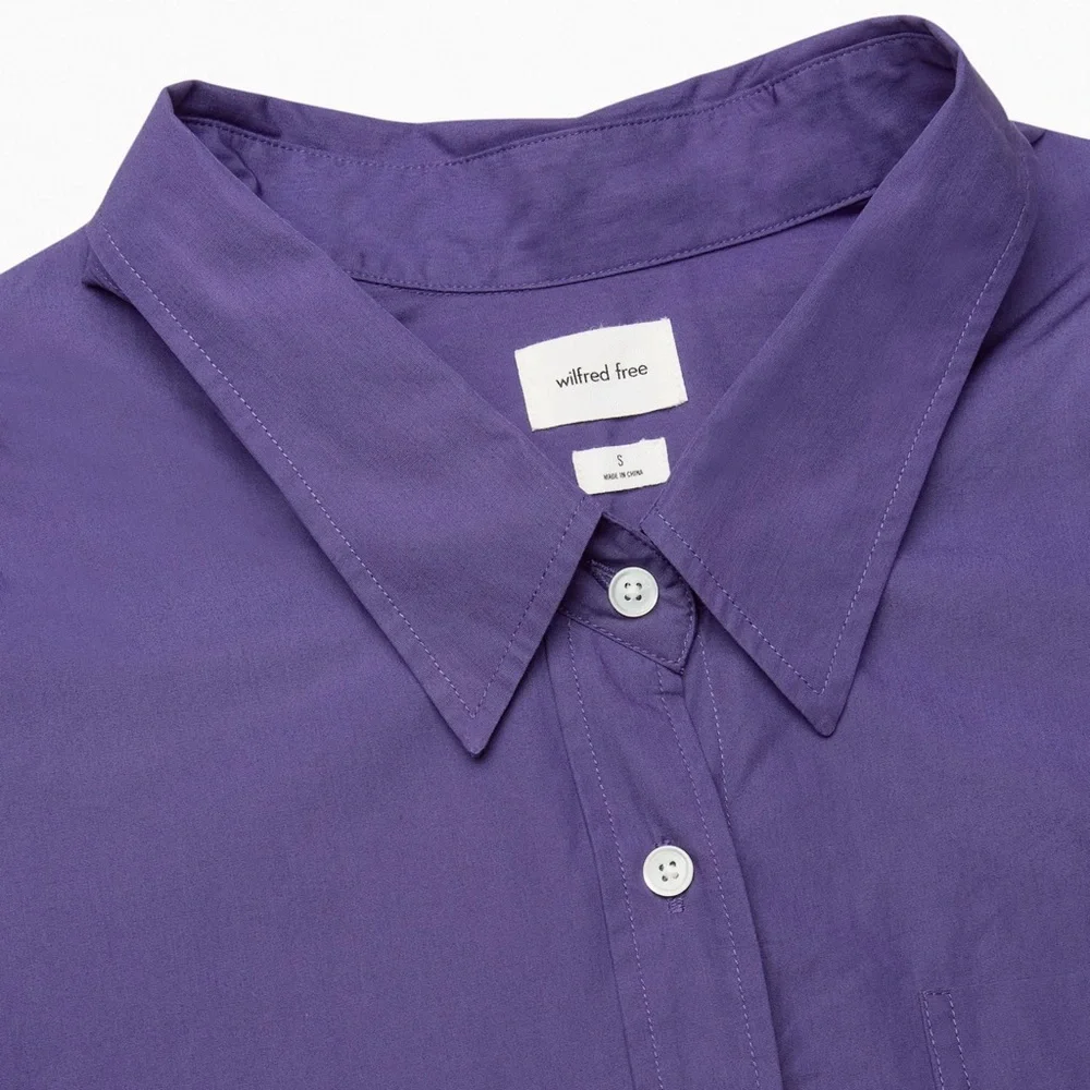 Aritzia Wilfred Free Relaxed Shirt Size Small - Picture 6 of 9